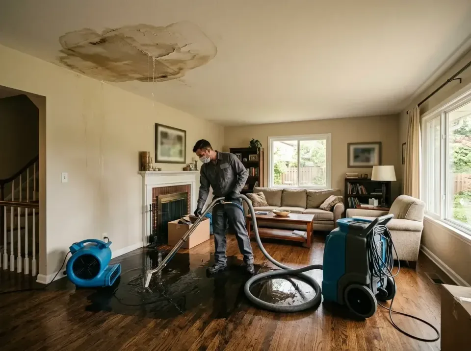 attic-pipe-burst-ceiling-drip-008 — frequently asked questions, Water Damage Restoration & Carpet Care in Mount Joy, PA